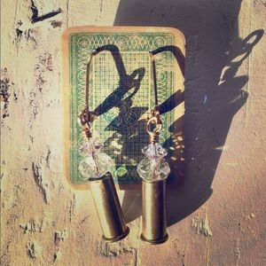 Handmade Bullet Earrings